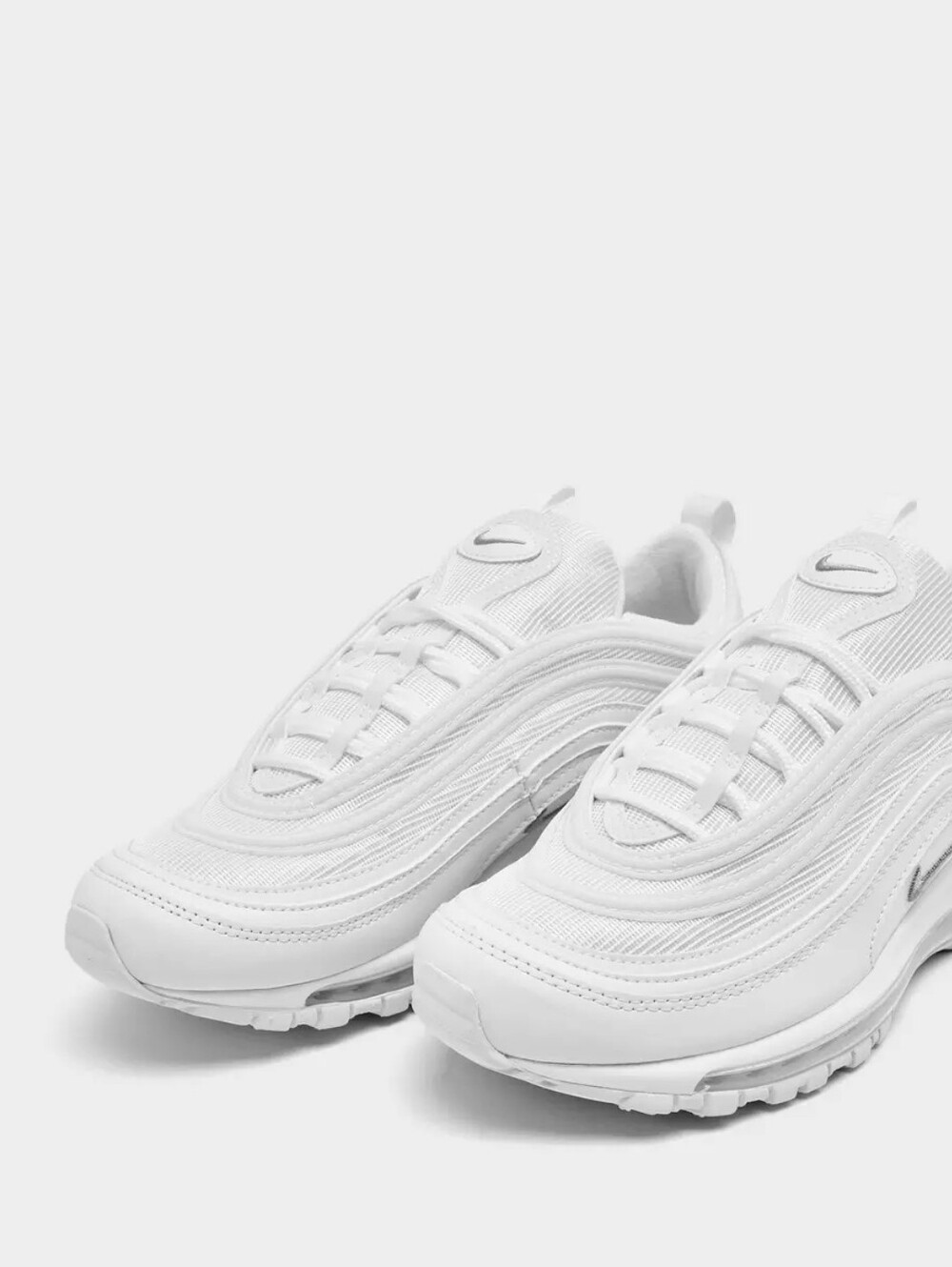Nike White Air Max 97 Low-Profile Sneakers - Picture 3 of 9